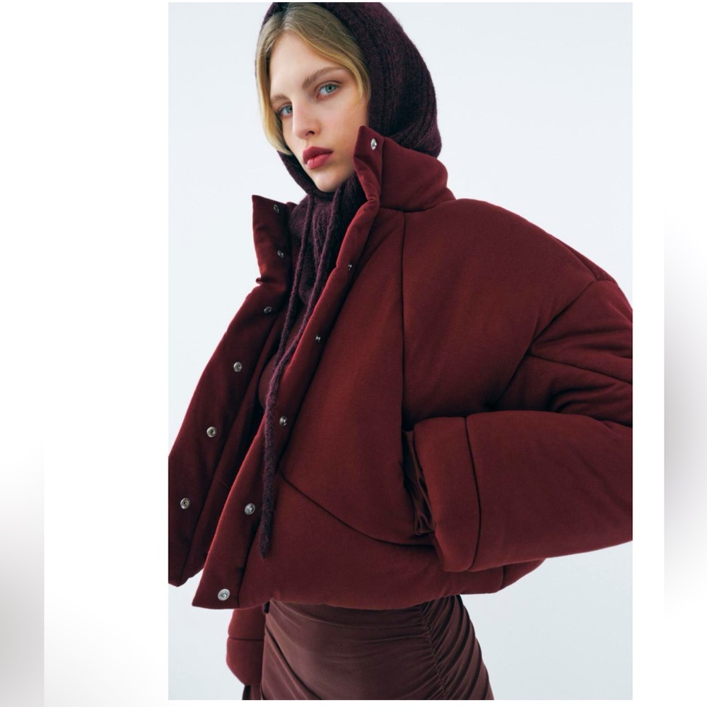 ZARA SHORT PUFFER JACKET